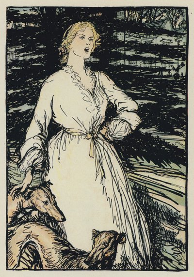 Illustrasjon for Tennysons Maud av Edmund Joseph after Sullivan