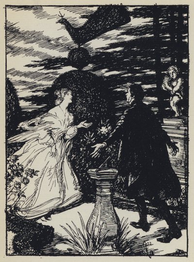 Illustrasjon for Tennysons Maud av Edmund Joseph after Sullivan