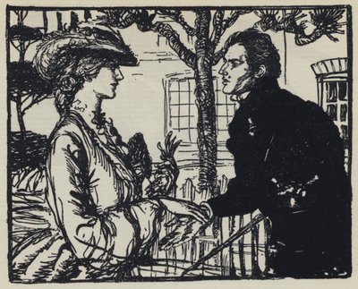 Illustrasjon for Tennysons Maud av Edmund Joseph after Sullivan