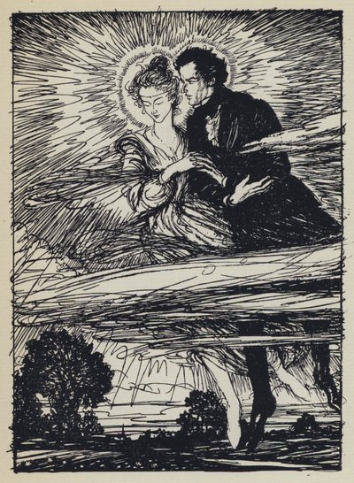 Illustrasjon for Tennysons Maud av Edmund Joseph after Sullivan