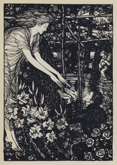 Illustrasjon for Tennysons Maud av Edmund Joseph after Sullivan