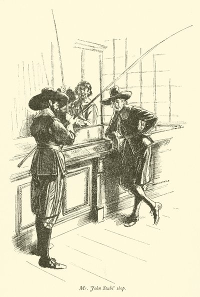 Mr John Stubss butikk av Edmund Joseph after Sullivan