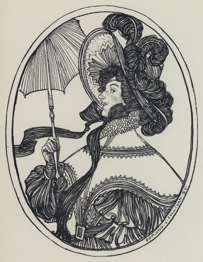 Tennyson, illustrasjon for A Dream of Fair Women and Other Poems av Edmund Joseph after Sullivan