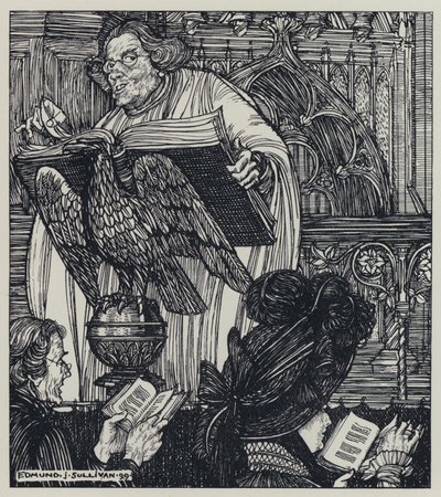 Tennyson, illustrasjon for A Dream of Fair Women and Other Poems av Edmund Joseph after Sullivan
