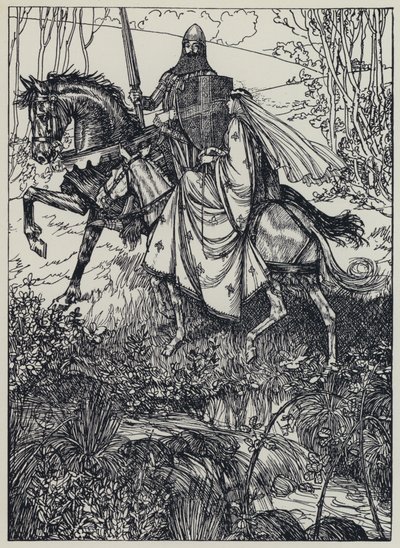 Tennyson, illustrasjon for A Dream of Fair Women and Other Poems av Edmund Joseph after Sullivan