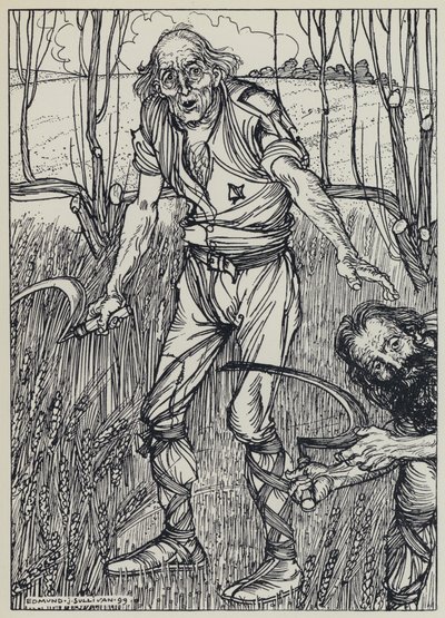 Tennyson, illustrasjon for A Dream of Fair Women and Other Poems av Edmund Joseph after Sullivan