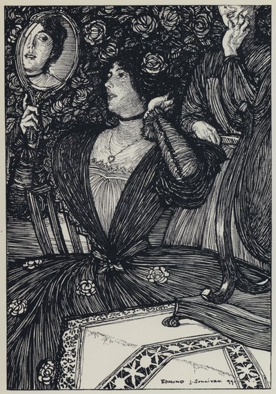 Tennyson, illustrasjon for A Dream of Fair Women and Other Poems av Edmund Joseph after Sullivan