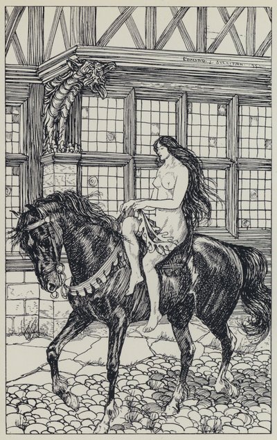Tennyson, illustrasjon for A Dream of Fair Women and Other Poems av Edmund Joseph after Sullivan