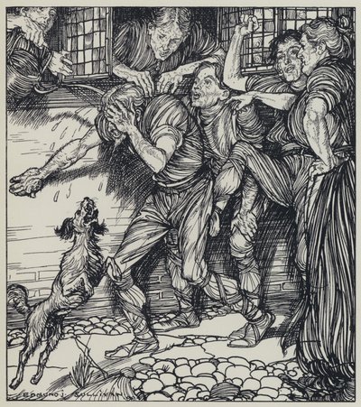 Tennyson, illustrasjon for A Dream of Fair Women and Other Poems av Edmund Joseph after Sullivan