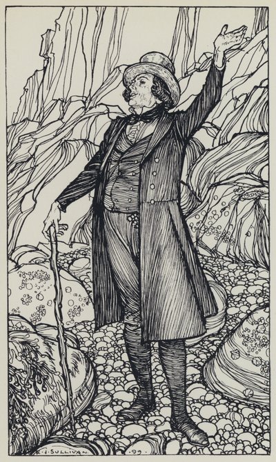 Tennyson, illustrasjon for A Dream of Fair Women and Other Poems av Edmund Joseph after Sullivan