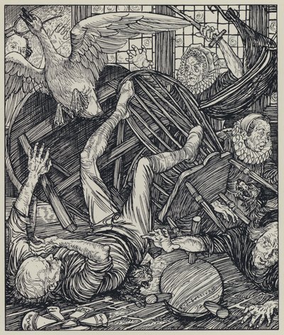 Tennyson, illustrasjon for A Dream of Fair Women and Other Poems av Edmund Joseph after Sullivan