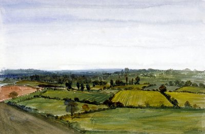 Utsikt over Swiss Cottage, Hampstead, London, 1836. av Edmund Marks