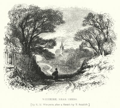Whitkirk, nær Leeds (gravering) av Edmund Morison (after) Wimperis