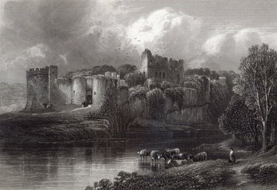 Chepstow Castle, gravert av R. Hinshelwood, trykt av Cassell und Company Ltd av Edmund Morison Wimperis