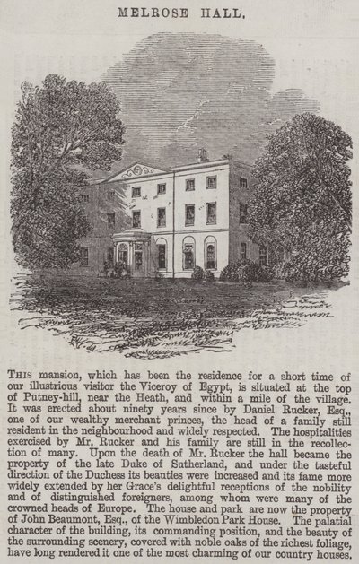 Melrose Hall av Edmund Morison Wimperis