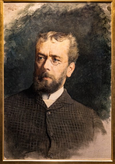 Portrett av Telemaco Signorini av Edoardo Gelli