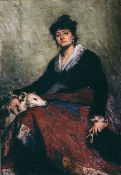 Portrett av Diana Vernon, 1876. av Edouard Agneessens