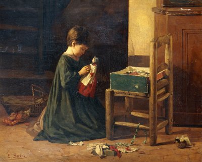 Kle opp dukken, av Edouard Alexandre Sain