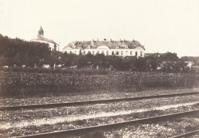 Gard Abbey nær Abbeville, ca. 1855. av Édouard Baldus