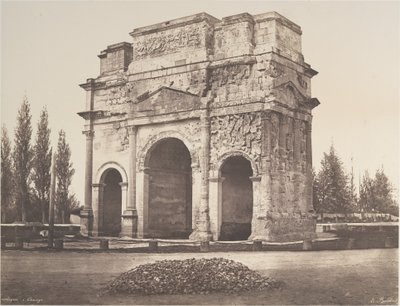 Antikk bue i Orange av Édouard Baldus