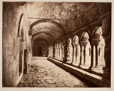 Arles. Cloitre St. Trophime (nordgalleri) av Édouard Baldus