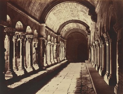 Arles. Klostergangen i Saint-Trophime av Édouard Baldus