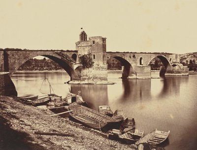 Avignon. Pont St. Benezet av Édouard Baldus
