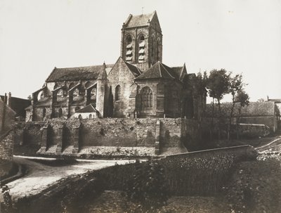 Kirke i Auvers av Édouard Baldus