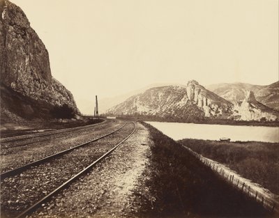 Inngang til Donzère -passet av Édouard Baldus