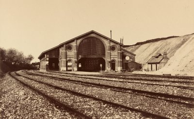 Longueau stasjon, 1855. av Édouard Baldus