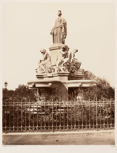 Nîmes, fontene av Édouard Baldus