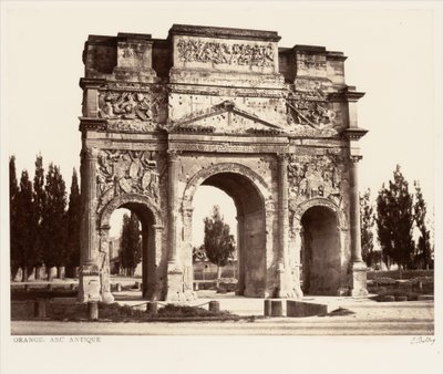 Orange, antikk bue av Édouard Baldus