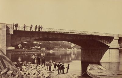 Mulatière-broen av Édouard Baldus