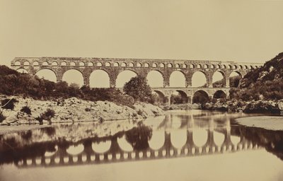 Pont du Gard av Édouard Baldus