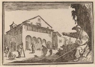 Almuhus av Edouard Eckman after Jacques Callot