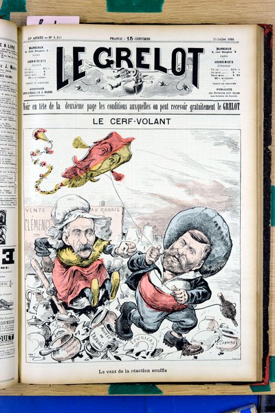 Cover av ""The Grelot"", Satirical in Colors av Edouard Guillaumin Pepin