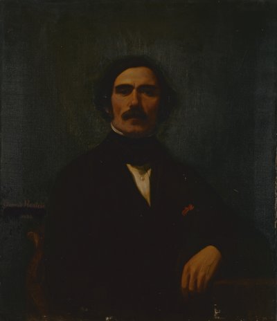 Selvportrett av Édouard Hostein