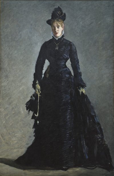 En parisisk dame (olje på lerret) av Édouard Manet