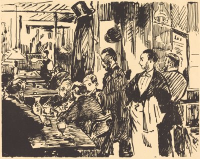 På kafeen på kafeen, 1869. av Édouard Manet
