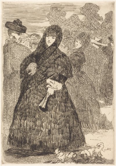 På Prado (Au Prado) av Édouard Manet