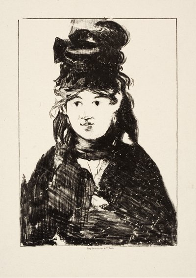 Berthe Morisot, ca. 1872 av Édouard Manet