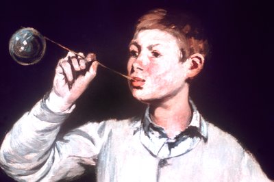 Gutt som blåser bobler, detalj, 1867 av Édouard Manet