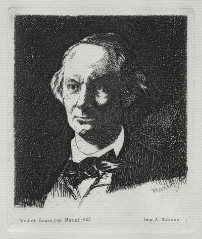 Charles Baudelaire av Édouard Manet