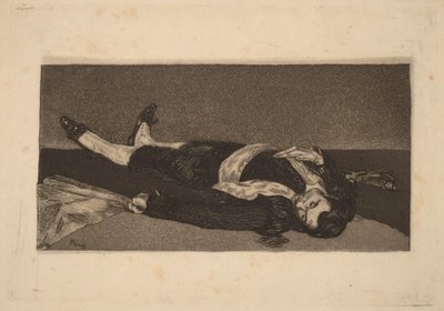 Død toreador av Édouard Manet