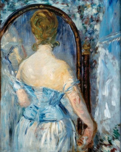 Foran speilet av Édouard Manet