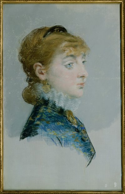 Emilie-Louise Delabigne (1848-1910), kalt Valtesse de la Bigne av Édouard Manet