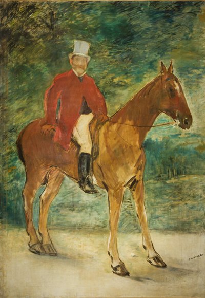 Rytterportrett av Michel Arnaud, 1875. av Édouard Manet