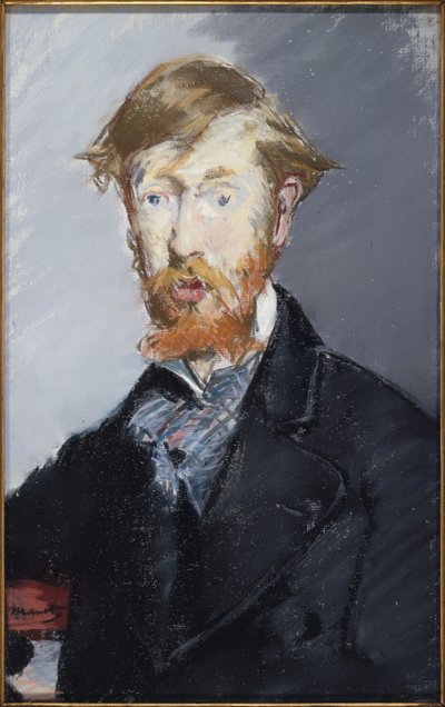 George Moore (1852-1933) av Édouard Manet