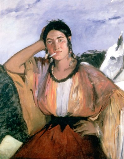 Sigøyner med sigarett, 1862 av Édouard Manet