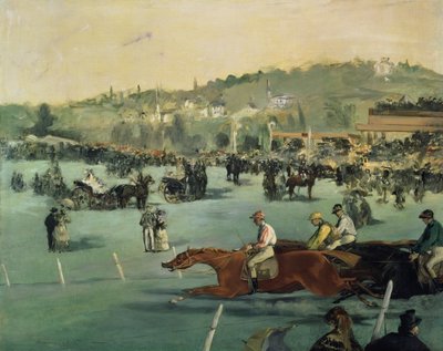 Hesteveddeløp, 1872 av Édouard Manet